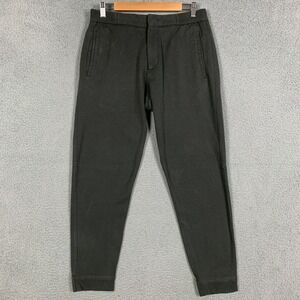 Ermenegildo Zegna Jogger Mens IT 48 US Medium Olive Cotton Silk Pants Jerseywear